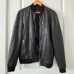 ALLSAINTS Boyton leather bomber jacket